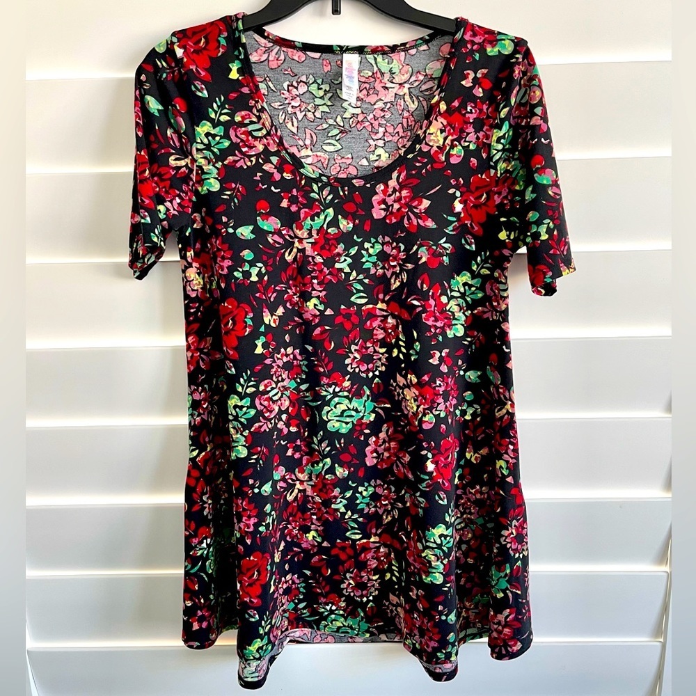 Lularoe Perfect T Floral Top Size XXS​